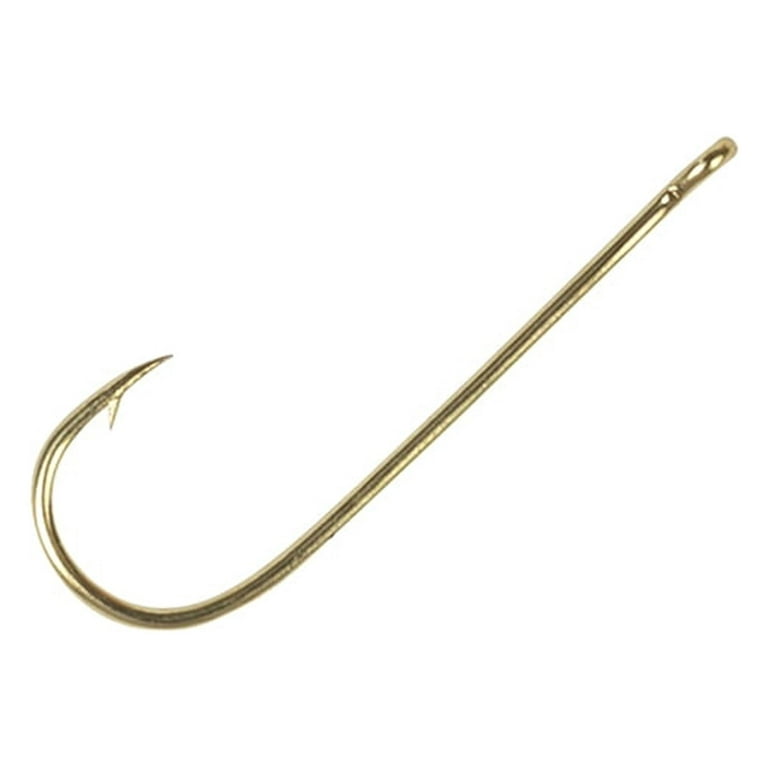 Ozark Trail Gold Aberdeen Light Wire Fishing Hooks Size 6 - 15 Pack