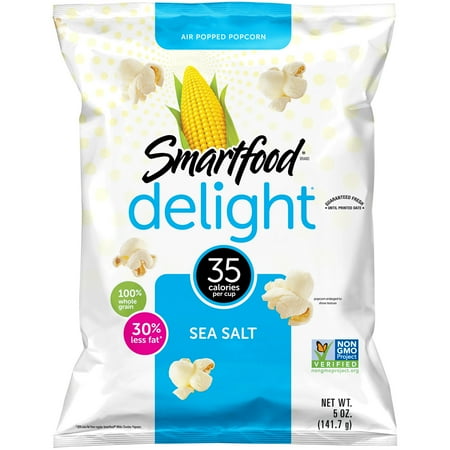 (5 pack) Smart50 Sea Salt Popcorn, 5 Oz Bag (5 Ct)