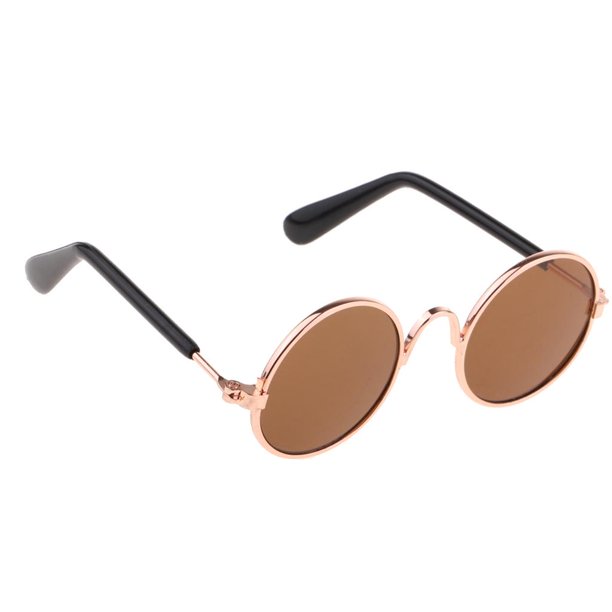 s de l de colores, aptas para muñecas Blythe pulgadas, bola 1: 6 marrón Sunnimix Dolls Gafas Retro