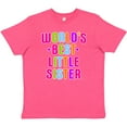 thumbnail image 3 of Inktastic Worlds Best Little Sister Youth T-Shirt, 3 of 5