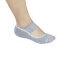 thumbnail image 1 of Lupo Women's Solid Yoga-Pilates Socks with Grippers, 1 of 3