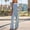 Light Blue, variant on Women's Denim Wide‑Leg Overalls Jumpsuit Casual Utility‑Style Adjustable Strap One‑Piece Long Pants with Pockets Light Blue XL(XL)