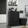 thumbnail image 2 of kleankin Freestanding Bathroom Cabinet with 2 Drawers and Adjustable Shelf, 2 of 10