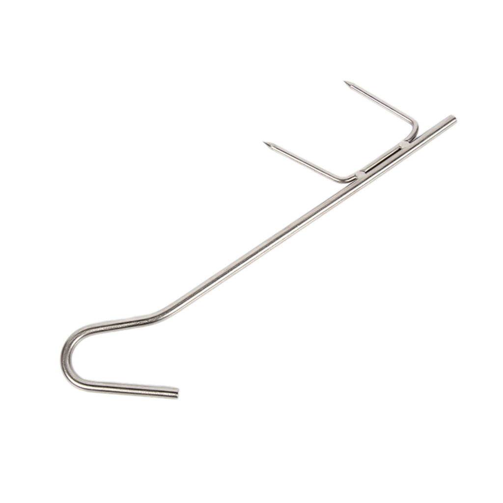 10PcsSm0k1ngHooks Set Hooks for Fish Smoking, Stainless Steel Fishing Hooks
