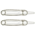 thumbnail image 1 of Rhinestone Barrettes for Women 2Pcs Versatile Styling Hair Accessories, 1 of 8