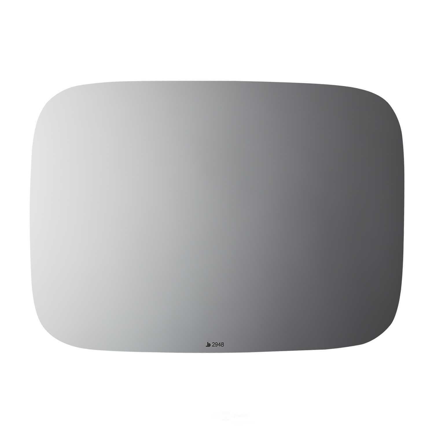 Burco Side View Mirror Replacement Glass - Clear Glass - 2948