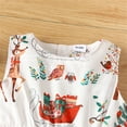 thumbnail image 5 of Afdoent Toddler Girls Dress Xmas Kids Baby Girls Cartoon Printed Sleeveless Dress Christmas Clothes 18-24 Months, 5 of 9