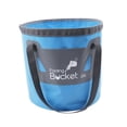 thumbnail image 2 of Cubo plegable Contenedor de almacenamiento de agua Cubo de almacenamiento de agua plegable Ahorro de espacio Pie SPA Remojar pies Lavabo de viaje para Azul, 2 of 8