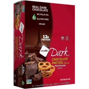 NuGo Nutrition NuGo Dark Bars Gluten Free Chocolate Pretzel 12 Bars