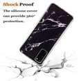 thumbnail image 4 of Dteck Cover Compatible with Samsung Galaxy S20 6.2" 2020 Release, Marble Pattern Case TPU Bumper IMD Hybrid Design Skin Anti-Yellow Shockproof & Anti-drop Luxury Fashion Protective Case,Black, 4 of 5