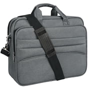 CshidWorld Laptop Bag Case, 15.6 inch TSA Laptop Sleeve Computer Bag Water Resistant Computer Carrying Bag for Business Travel Office, Gifts for Men Women, Gray