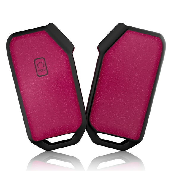 OFFCURVE for Kia Key Fob Cover Special Key Fob Case Cover Holder for Kia Ceed Cerato Forte NIRO Seltos Sorento Soul Sportage Telluride K5 Accessories Smart Keyless Remote Key Protector,Star Red