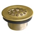 thumbnail image 3 of Kingston Brass  Made To Match Bathtub Strainer Drain with Rubber Antique Brass, 3 of 5