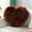 Brown, variant on Heart Pillow Double-Sided Plush:Soft Heart Shaped Throw Pillows,Fluffy Pillows Love Pillow Gifts,Cute Pillows Decorations for Living Room Bedroom Office (Coffee, 13.7×17.7in)