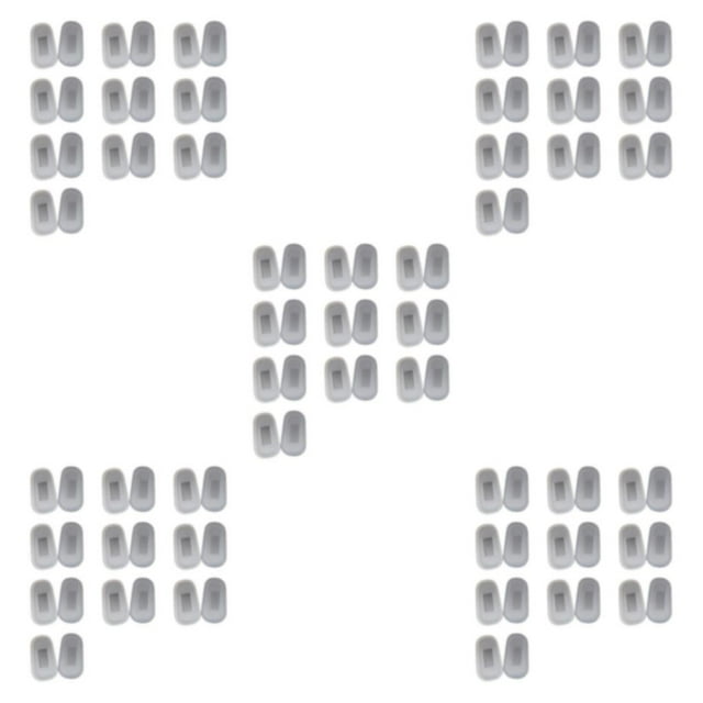 ziyahi 10a Plaquettes de Nez Remplaçables pour Lunettes, Douces et Confortables, Réutilisables, Blanches G 5Ensemble