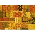 thumbnail image 1 of Ahgly Company Indoor Rectangle Southwestern Yellow Country Area Rugs, 7' x 10', 1 of 4