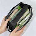thumbnail image 6 of Secfreeship Clear Transparent Pencil Pouch, Large Capacity Cloth Stationery Organizer with Zipper, Multi-Layer Storage Bag for Pens, Markers, Office Supplies and Travel Essentials, 6 of 9