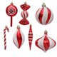 thumbnail image 3 of Adornos de Dulces NavideñOs, Adornos de BastóN de Caramelo Colgantes Rojos y Blancos, DecoracióN de áRbol de Navidad de , Bricolaje, Navidad, 3 of 5