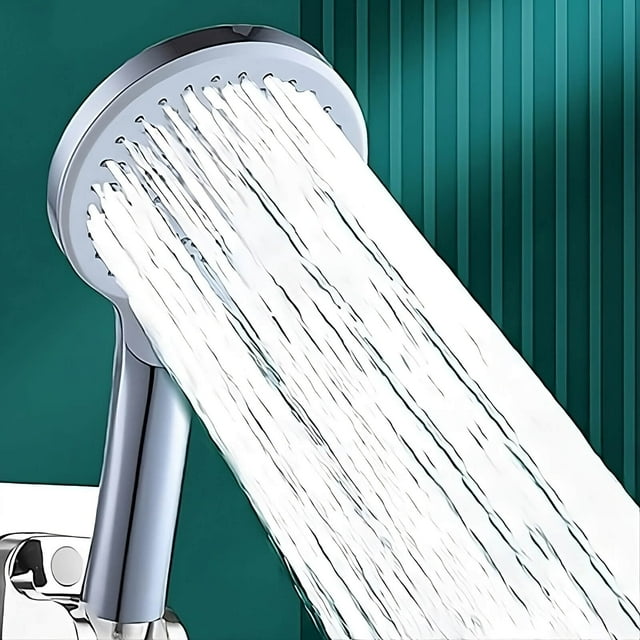XWSHYW General Cabezal de Ducha Presurizado Universal de Tres Velocidades para Ducharse y Bañarse Juego de Manguera de Ducha de Mano de Alta Presión Cabezal de Ducha