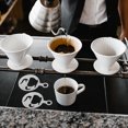 thumbnail image 2 of 4pcs Stencils for Coffee Washable Coffee Stencils DIY Cartoon Cappuccino Stencils Coffee Making Tools, 2 of 9