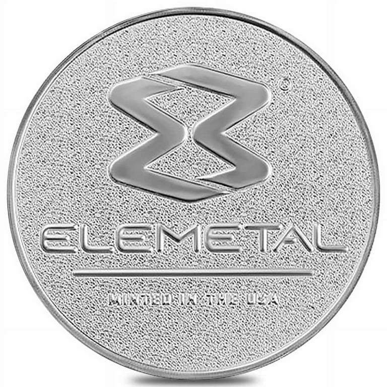 Lot of 5 - 1 oz Elemetal Silver Round .999 Fine - Walmart.com