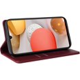 thumbnail image 3 of Case for Samsung Galaxy A42 5G PU Leather Wallet Case Cover,Samsung Galaxy A42 5G Flip Folio Case with Card Holders,Magnetic Phone Case Compatible with Samsung Galaxy A42 5G,Wine Red, 3 of 13