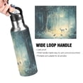 thumbnail image 4 of Yayeee 20oz Insulated Water Bottle Double Wall Stainless Steel with Flip Straw Lid, Night Forest Scene, 4 of 7