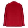 thumbnail image 5 of Stichou Women's Zip Up Knit Cardigan Lightweight Long Sleeve Stand Collar Sweater Outwear Coat with Pockets Red 2XL, 5 of 7