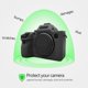 thumbnail image 4 of Funda Protectora de Silicona Profesional, Protector de cámara portátil, Funda Protectora para Sony A7 III, A7R3, A7 Mark III(Negro) A7 III Cubierta Spptty Cámaras digitales y accesorios, 4 of 7