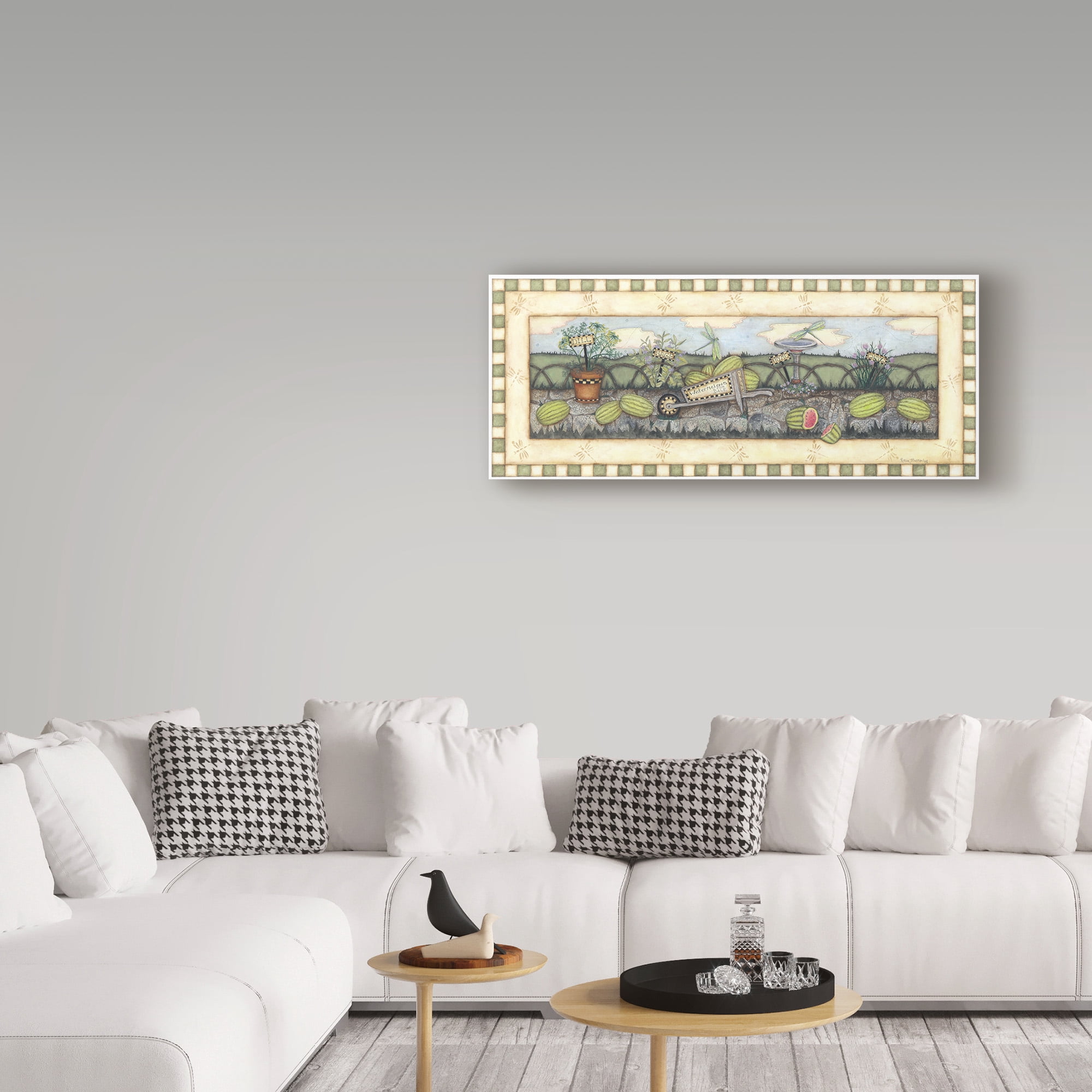 Trademark Fine Art 'Watermelons For Sale' Canvas Art by Robin Betterley