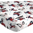 thumbnail image 4 of Marvel Spiderman City Streets 100% Cotton Double Fitted Sheets - 2 Pack, 4 of 5