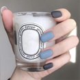 thumbnail image 1 of Set de uñas postizas largas mate estilo ataúd en negro y azul con pegamento y puntas acrílicas reutilizables., 1 of 5