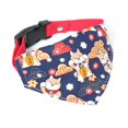 thumbnail image 4 of Accesorios lindos del animal doméstico de las decoraciones de la bufanda del pañuelo del triángulo de la impresión del gato del perro al por mayor, 4 of 4