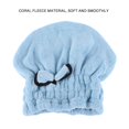 thumbnail image 3 of Gorro De Ducha De Lana Coral, Secado Rápido, Gorro De Ducha Con Absorción De Agua, Turbantes De Secado Rápido Para Mujer, Cabello De Baño Para Mujer, 3 of 7