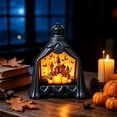 thumbnail image 5 of Clearance Sale! LED Flickering Candle Decor, Battery Operated Flameless Wind Lamp Tabletop Ornament for Halloween Indoor Decor, 5 of 6