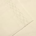 thumbnail image 2 of Fresh Linen Extra Soft Deep Pocket Embroidery Luxury 4-piece Sheet Set (Full, Ivory), 2 of 4