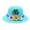 Blue, variant on ZHOGXU Kids Straw Hat Summer Foldable Large Brim Flower Bee Embroidery Sun Protection Beach Hat For Boys Girls Outdoor Play Travel Lightweight Breathable,Blue,One Size