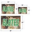 thumbnail image 3 of Elotes Vinyl Decal 5 Pack of 12 Inch x 16 Inch Weatherproof Heavy-Duty Adhesive Backing | Mexican Street Corn, Food Stalls, Authentic Flavors | Made in USA, 3 of 6