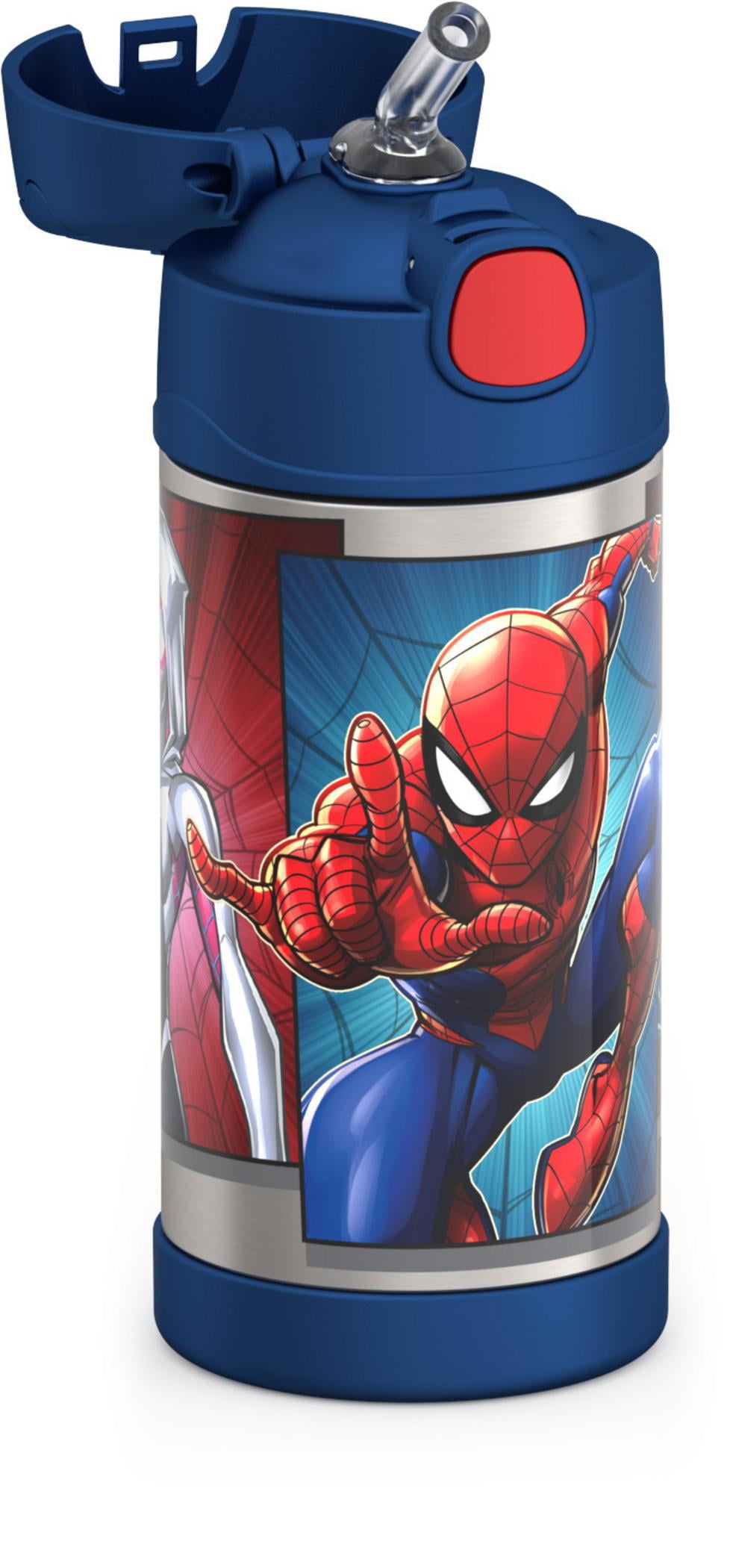  JARLSON® kids water bottle - MALI - insulated stainless steel water  bottle with chug lid - thermos - girls/boys (Dinosaur 'Star', 12 oz) : Baby