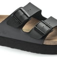 thumbnail image 2 of BIRKENSTOCK Arizona Platform Unisex/Adult shoe size 37 N (Women 6-6.5) Narrow Comfort 1018520 Black, 2 of 6
