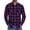 Purple, variant on Men's Button Down Regular Fit Long Sleeve Plaid Flannel Casual Shirts