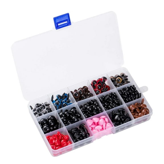 6-12mm Animal Eyes and Nose for Stuffed Plush Toys Crochet Puppet DIY