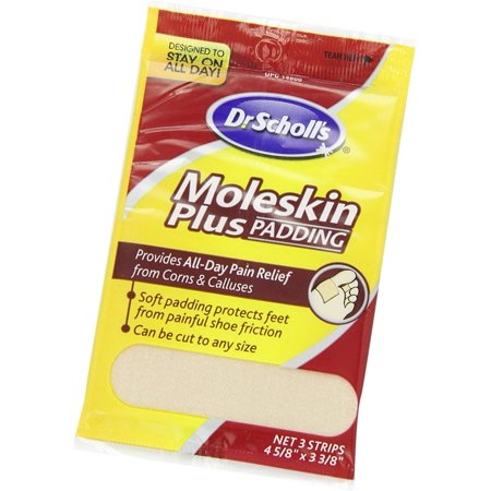 Dr. Scholl's Moleskin Plus Soft Padding All Day Relief Thin Cushions, 3 ct