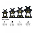 thumbnail image 5 of Monfince 1 Pair Non-slip Snow Cleats Shoes Boots Cover Step Ice Spikes- Grips Crampons US, 5 of 9