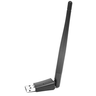 USB WiFi Adapter, TSV 150Mbps Wireless Network Adapter for PC Desktop  Laptop, 2.4G Wifi Dongle Antenna Supports Win 11/10/8.1/8/7/XP, Mac OS 