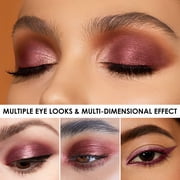 FOCALLURE Liquid Glitter Eyeshadow,Metallic Long Lasting Waterproof Eye Makeup, BURNING