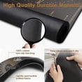 thumbnail image 2 of Coffee Mat for Countertops, Black Gold Sun Moon Boho Dish Drying Mat 2 Pcs for Kitchen Coffee Bar Accessories, Fit Under Coffee Maker Espresso Machine Dish Rack Hide Stain Rubber 12x19in, 2 of 6