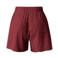 thumbnail image 2 of Vedolay Shorts for Womens Casual High Waisted Comfy Drawstring Shorts, L, 2 of 4