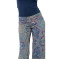 thumbnail image 4 of White Mark Women's Bohemian Paisley Printed Palazzo Pants, 4 of 4