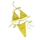 thumbnail image 2 of Traje de baño de 2 piezas para mujer, trajes de baño para mujer, traje de baño de moda para mujer, traje de baño bikini dividido liso y estampado para mujer, 2 of 4